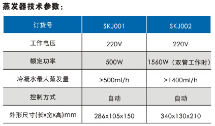 冷凝水蒸发器规格